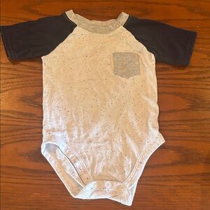 Garanimals Gray and Black Bodysuit